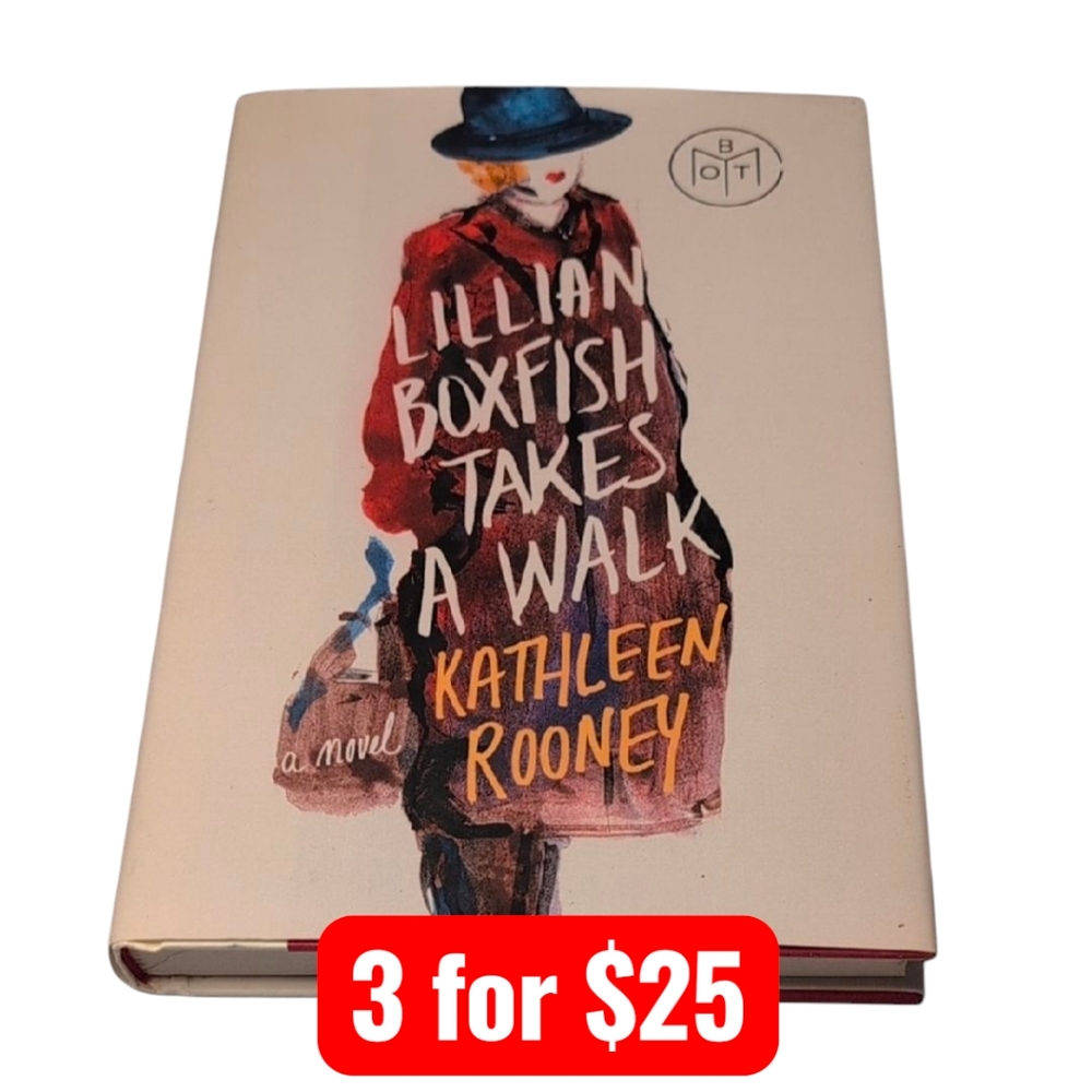 Lillian Boxfish Takes a Walk by Kathleen Rooney Hardback BOTM